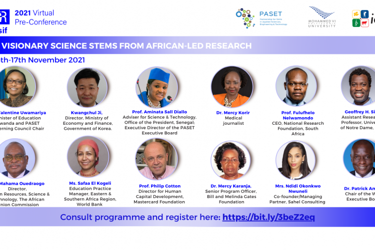 Online dialogue on building capacity for science, technology and innovation (STI) in Africa Date: 16 -17 November 2021
