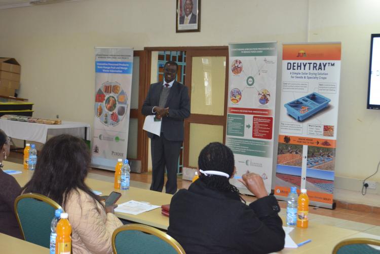 The Dean FOA, giving opening remark at the pamoja initiative senimar