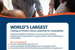 Apply for the UPG Free Sustainability Leadership Programme