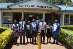 delegation from the Ugandan Christian University 